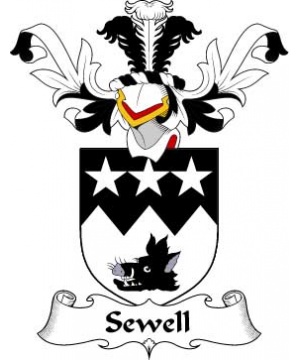 Scottish/S/Sewell-or-Shewal-Crest-Coat-of-Arms