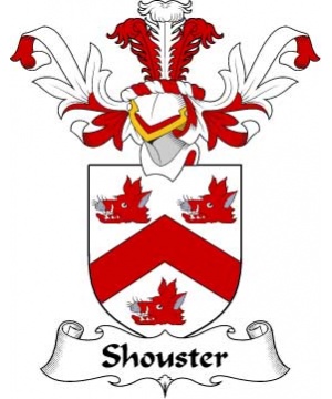 Scottish/S/Shouster-or-Shuster-Crest-Coat-of-Arms