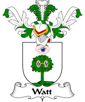 Scottish/W/Watt-or-Wate-Crest-Coat-of-Arms