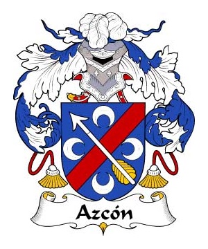 Spanish/A/Azcon-Crest-Coat-of-Arms