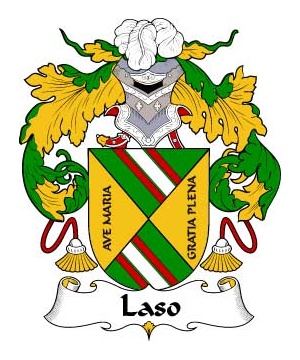 Spanish/L/Laso-(or-Garcilaso)-Crest-Coat-of-Arms