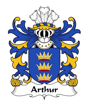 Welsh/A/Arthur-II-(ab-uthr-pendragon-King-Arthur)-Crest-Coat-of-Arms