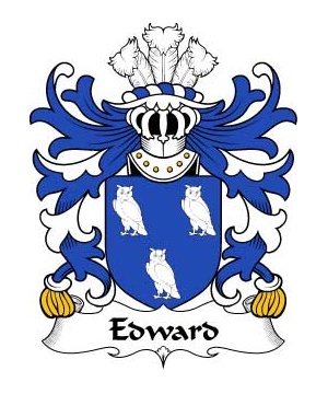 Welsh/E/Edward-(AP-RHYS)-Crest-Coat-of-Arms