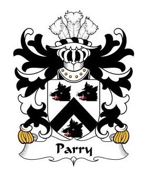 Welsh/P/Parry-(of-Basinwerk-Flint)-Crest-Coat-of-Arms