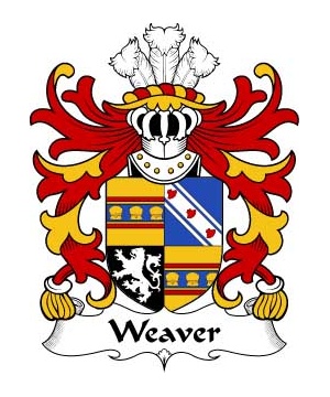 Welsh/W/Weaver-(or-Wever-of-Radnorshire)-Crest-Coat-of-Arms