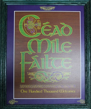 Cead Mile Failte Pub Print