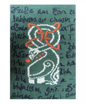Celtic Bird Socks (Green)