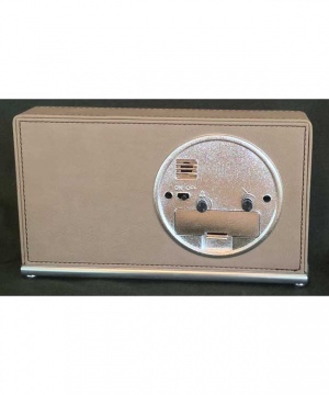 Coat of Arms Leatherette Clock