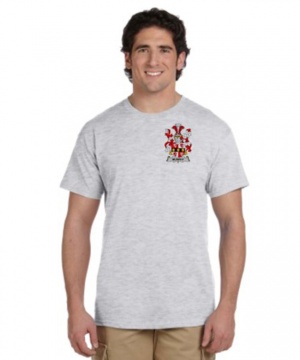 Coat of Arms T-Shirt (Upper Left Chest) Gray