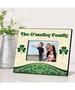 personalized-cream-and-clover-picture-frame