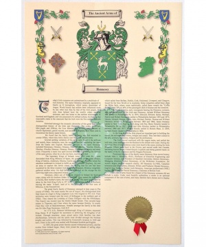 Crest-Coat of arms & History Print
