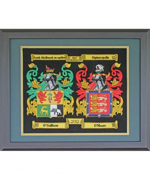 Embroidered Family Crest-Coat and Arms