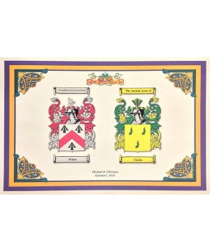 Double Coat of Arms Print