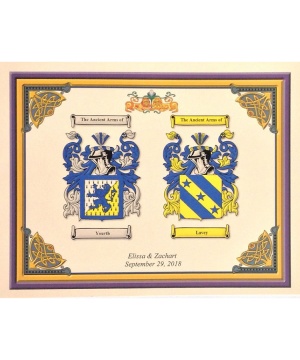 Double Coat of Arms Print Small