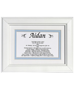 First Name Meaning Framed (Boy)