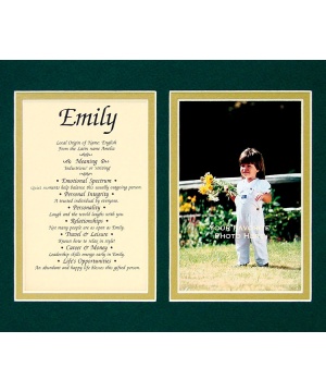 8x10 First Name Meaning (Double Matte)