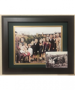 11x14 Framed Photo Colorization