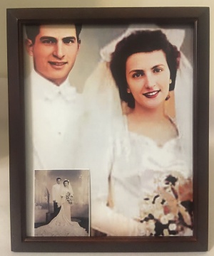 8x10 Framed Photo Colorization