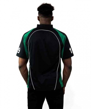 Guinness Black and Green Short sleeve performance Rugby Jersey