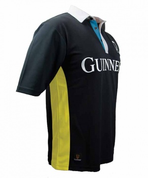 Guinness Black and Yellow Stripe Rugby Jersey