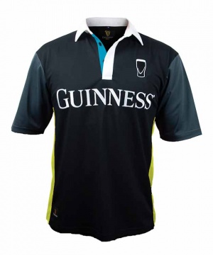 Guinness Black and Yellow Stripe Rugby Jersey