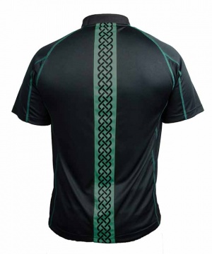 Guinness Black and Green Short Sleeve Rugby Jersey