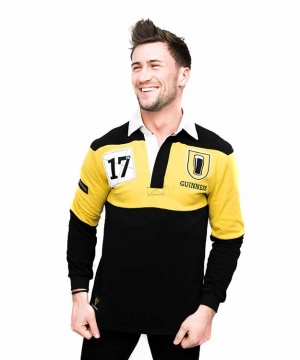 Guinness Mustard & Black Rugby Jersey