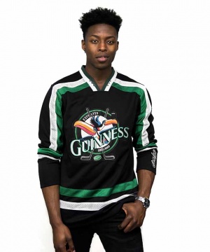 Guinness Toucan Hockey Jersey Black and Green