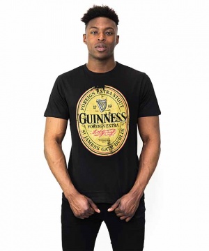 Guinness Black English Label Tee