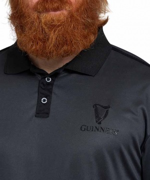 Guinness Black Harp Golf Shirt