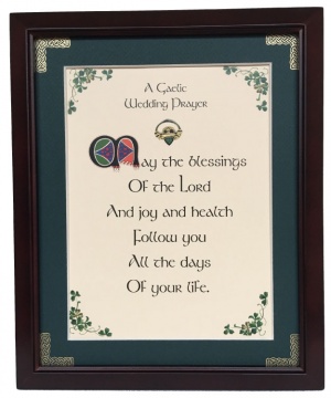 Gaelic Wedding Prayer - 8x10 Blessing