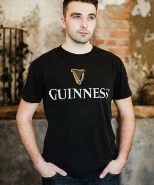 Guinness Classic Trademark Label Tee