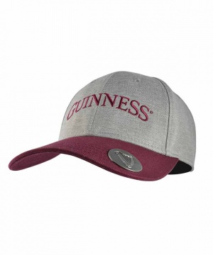 Guinness Grey Bottle Opener Cap with Maroon Detail
