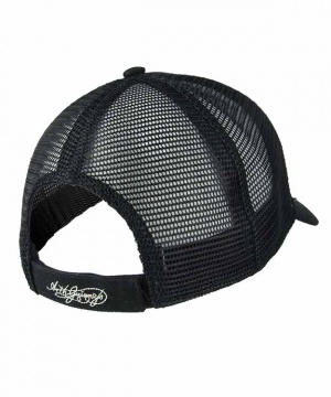 Guinness Black Trucker Mesh Baseball Cap Adjustable