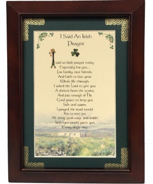 I Said An Irish Prayer - 5x7 Blessing