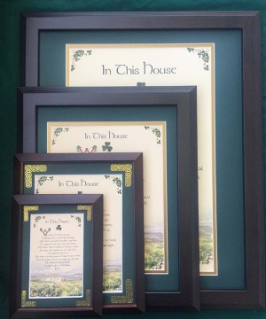 In This House - Framed Blessing - All Sizes