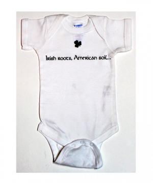 Irish Roots, American Soil Onesie