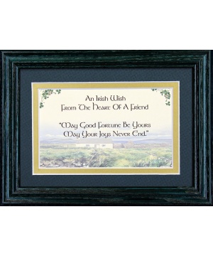 Irish Diplomacy - 5x7 Blessing - Green Landscape