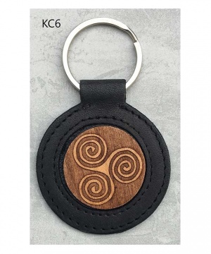 Triskelion New Grange Keychain