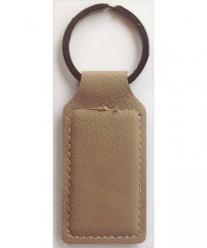 Coat of Arms Leatherette Rectangle Keychain