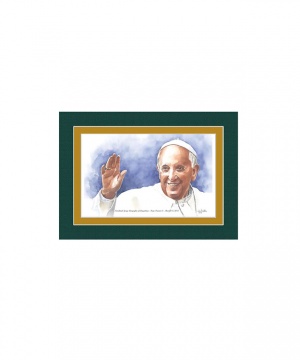 Pope Francis I Watercolor Print 5x7