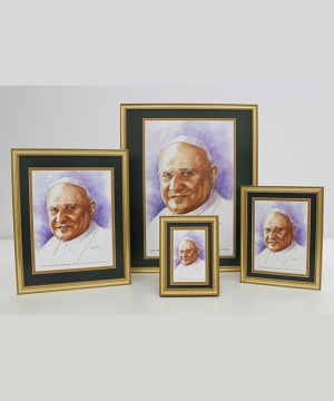 Pope Saint John XXIII  Framed Watercolor Prints