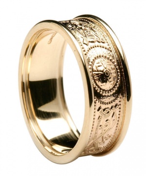 wed39-8-9mm-shield-band-with-trims-all-yellow