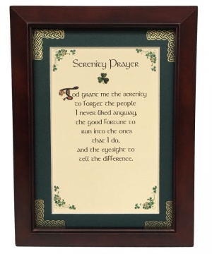 Serenity Prayer - Humorous - 5x7 Blessing