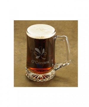 personalized-shamrock-beer-mug