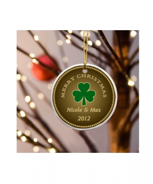 personalized-stout-shamrock-ornament