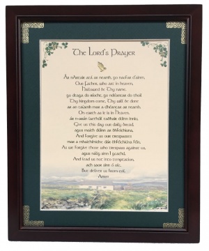 The Lord's Prayer (In Gaelic) - 8x10